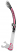 Cressi Alpha Dry Snorkel - Silver/Pink