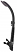 Apollo SV Dry Flex Silicone Snorkel - Black