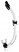 Mares Rebel Dry Snorkel - White/Black