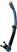 Cressi Alpha Dry Snorkel - Black/Blue