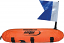 Mirage Rayzor Torpedo Float & Flag