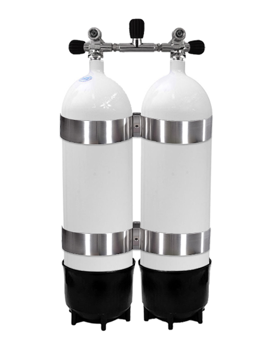 Faber Twin Steel Cylinders 170cft 10.5 ltr 