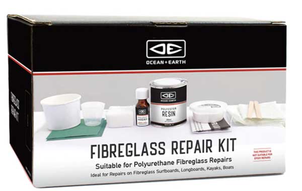 O&E Fibreglass Surfboard Repair Kit 