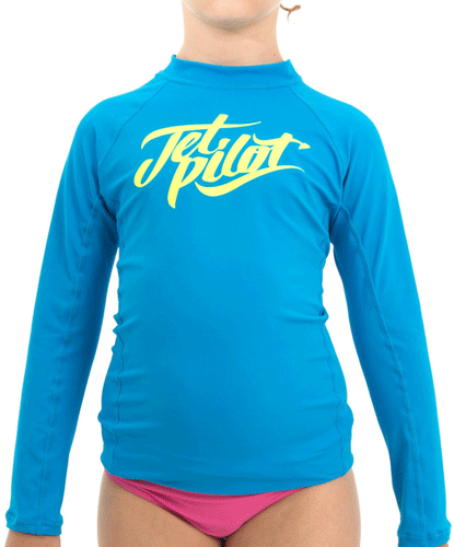 Jetpilot Girls Script LS/S Rashie