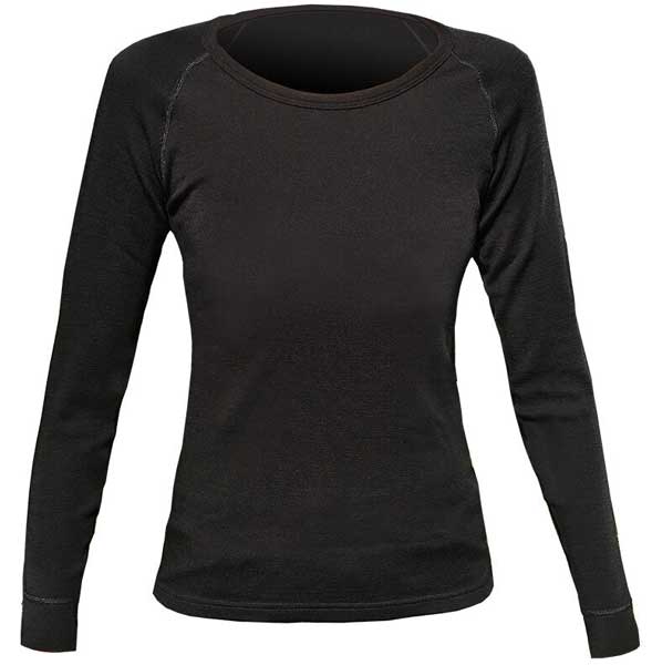 Sherpa Merino Wool Thermal Top Black