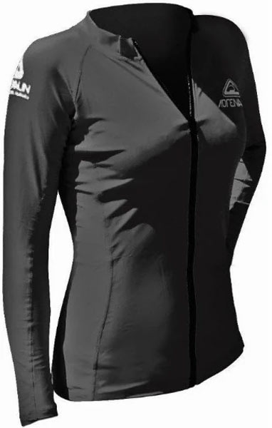 Adrenalin Thermal 2P Top L/S Ladies Zip Black