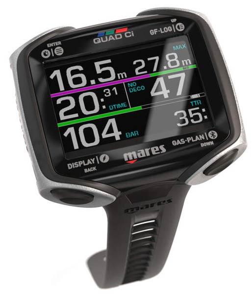 Mares Quad CI Wrist Dive Computer 