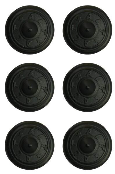 Anticorp Round Studs Black