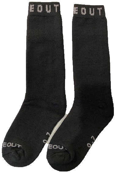 Whiteout Alpine Sox Adults Black