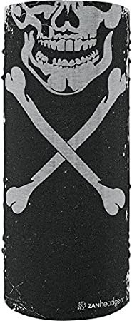 ZANheadgear Motley Tube Skull Xbones