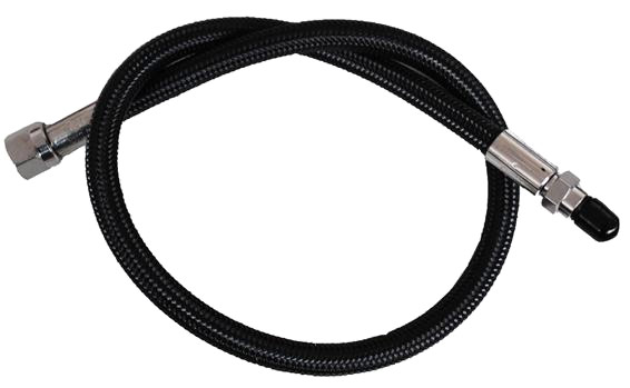 Oceanpro LP Regulator Hose Black Braided 