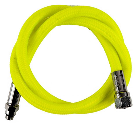 Oceanpro LP Regulator Hose Yellow Braided 