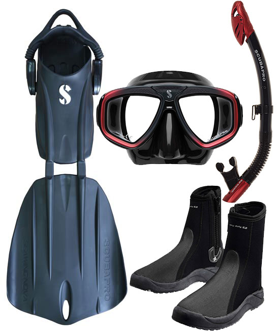Scubapro Nova 2 Fin Package Black