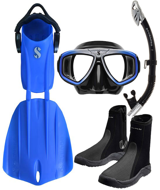 Scubapro Nova 2 Fin Package Blue