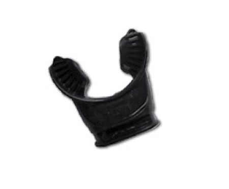 Black Long Silicone Reg Mouthpiece  