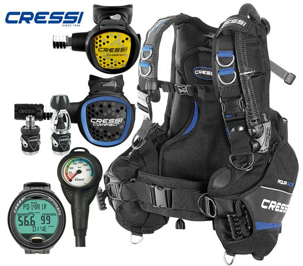 Cressi Aquaride BCD/ MC9 Compact/ Donatello Package