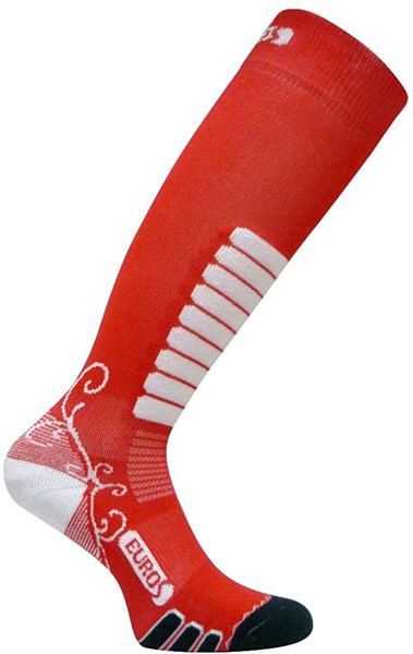 Euro Sweet Silver Ladies Red