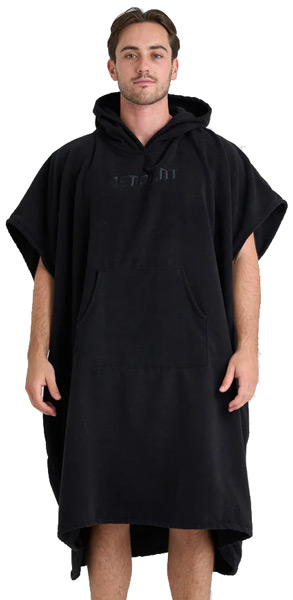 Jetpilot Venture Uni hooded towel Black