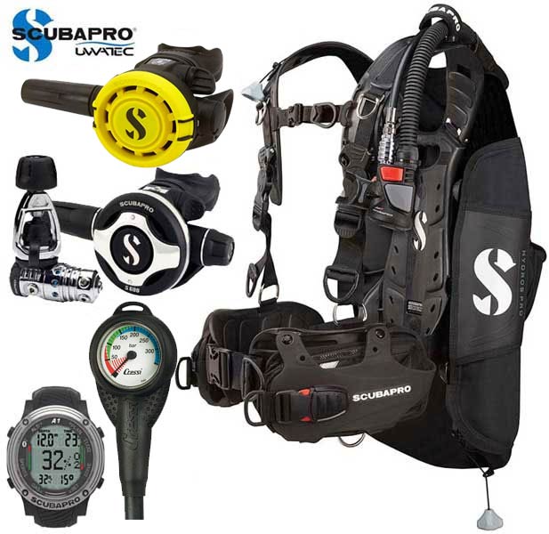 Scubapro Hydros BCD/MK25 S600/SPG /A1 Computer