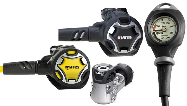 Mares Dual 15X Reg/Occy/SPG1 Package