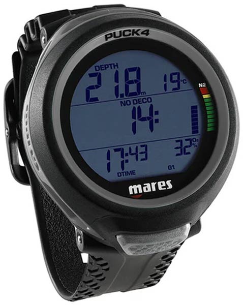 Mares Puck 4 Wrist Computer 