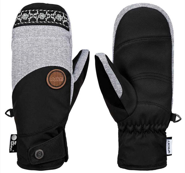 Roxy Vermont Spindye Black Mitts