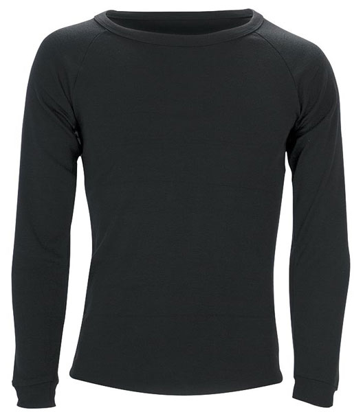 Sherpa Kids Polypro Thermal Top Black