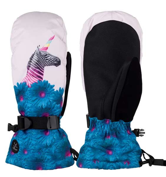 Rojo Trip Zebracorn Ladies Mitts